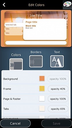 Isikupärasta oma veebilehe iga osa värv.