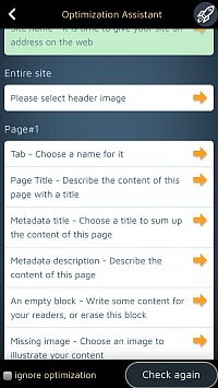 SimDifi ainulaadne funktsioon on optimeerimisassistendi aktiveerimine.
